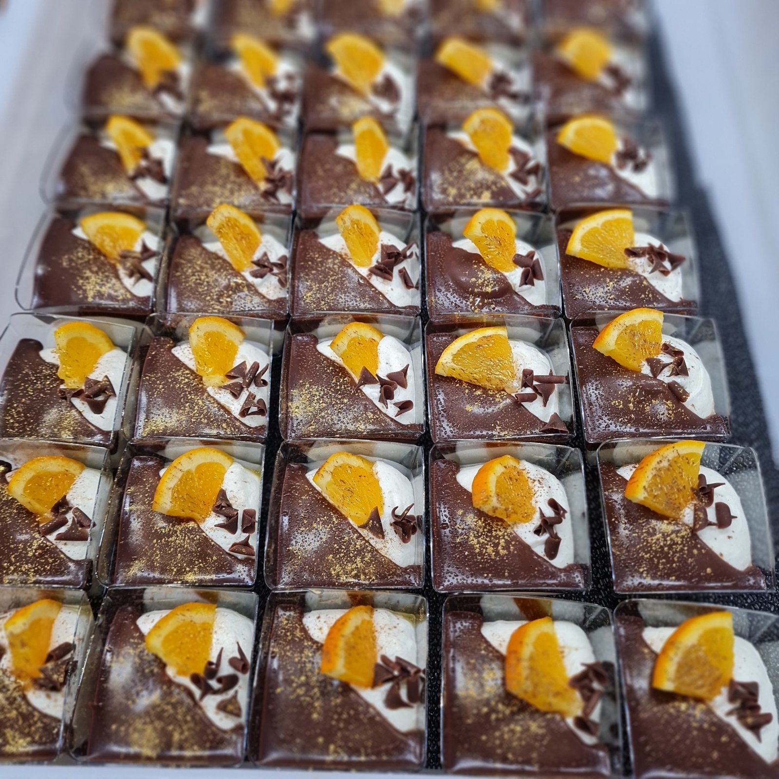 Verschiedene Mousse